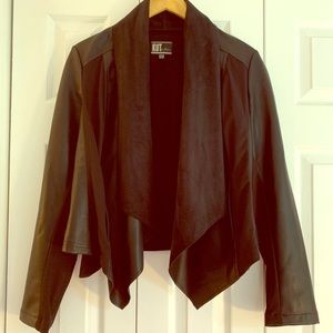 faux leather blazer, Kut (Nordstrom brand), L